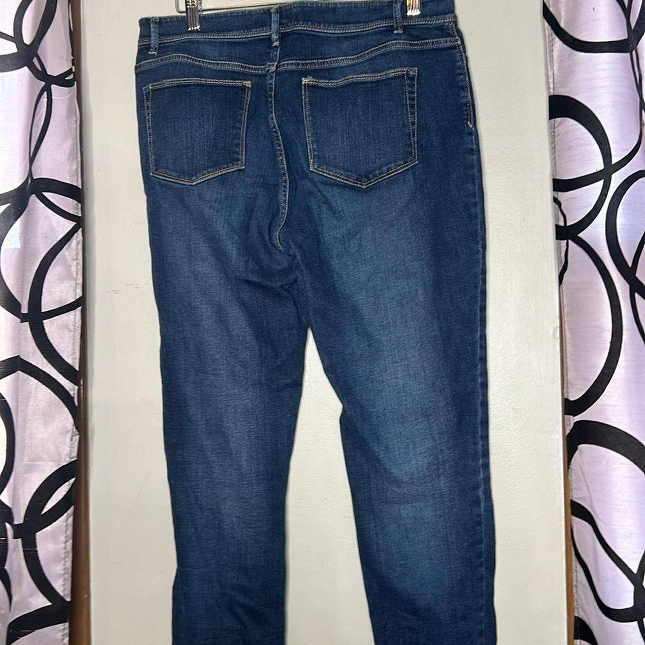 J. Jill Blue Denim Jeans Women size 8 stretch - Depop