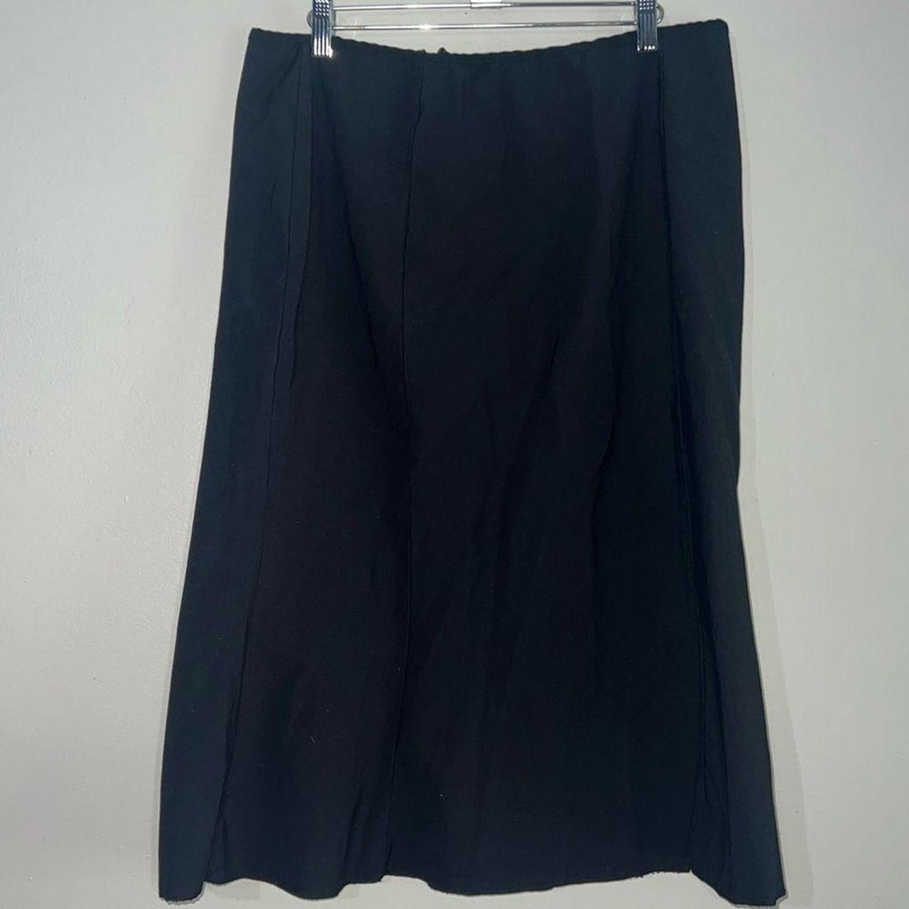 Black a line skirt size 16 best sale