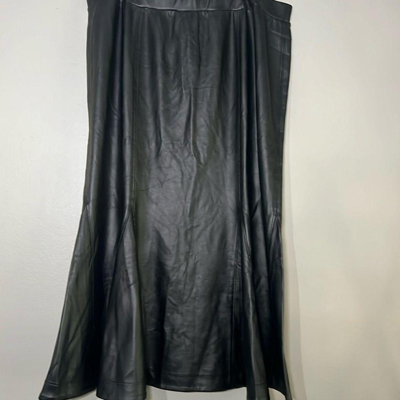 Lane bryant leather skirt best sale