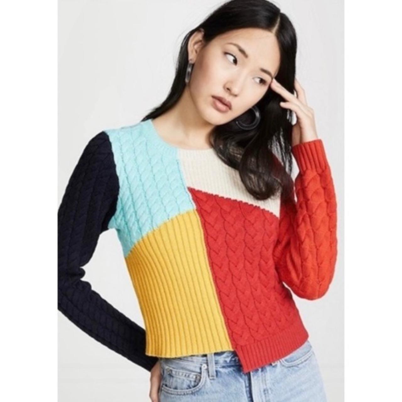 Alice + offers Olivia Colorblock Sweater Top