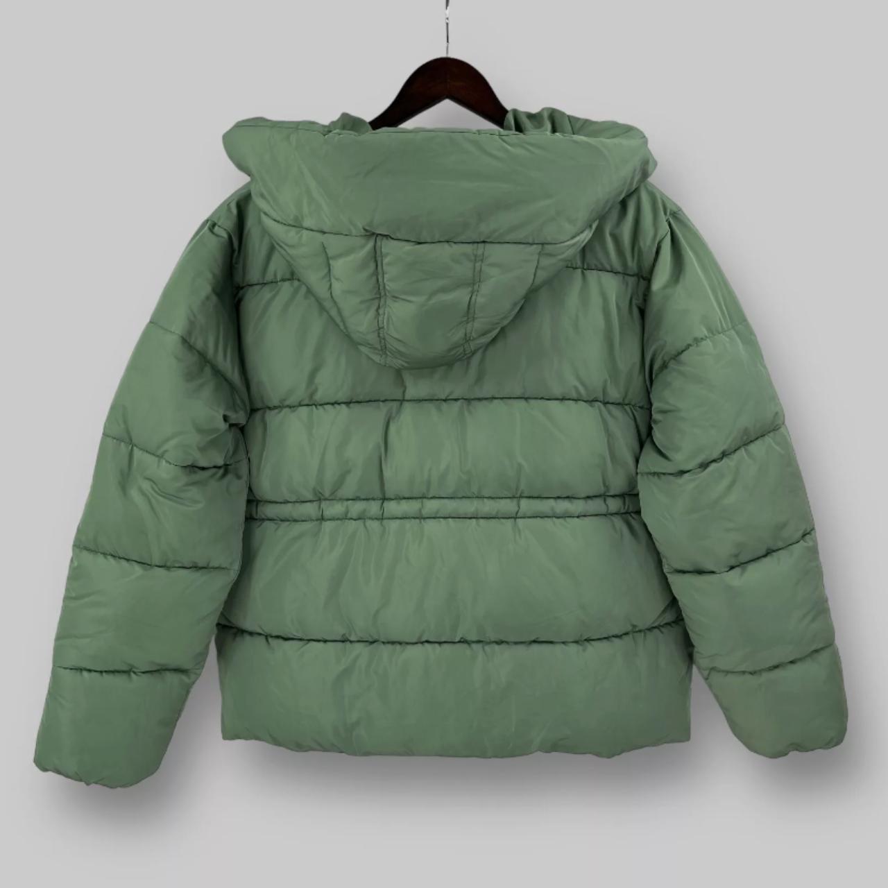 Shawl Collar River Island Green Puffer Coat River Island Shawl