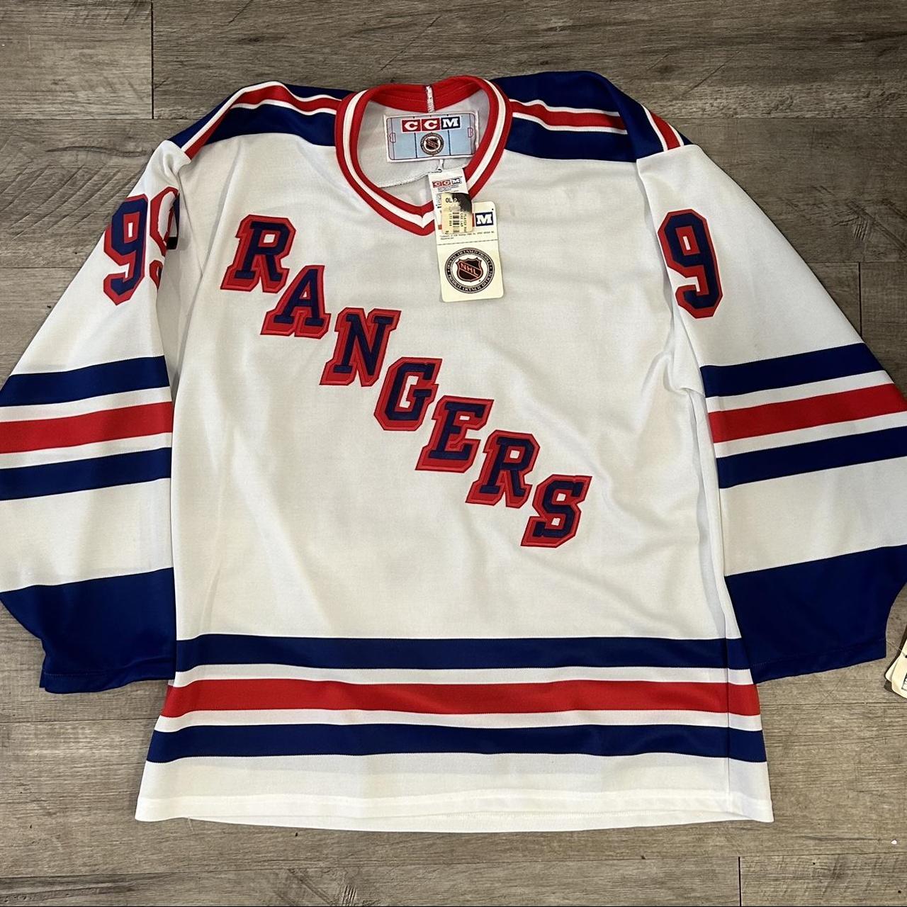 Vintage New York Rangers Wayne Gretzky Starter Hockey Jersey 