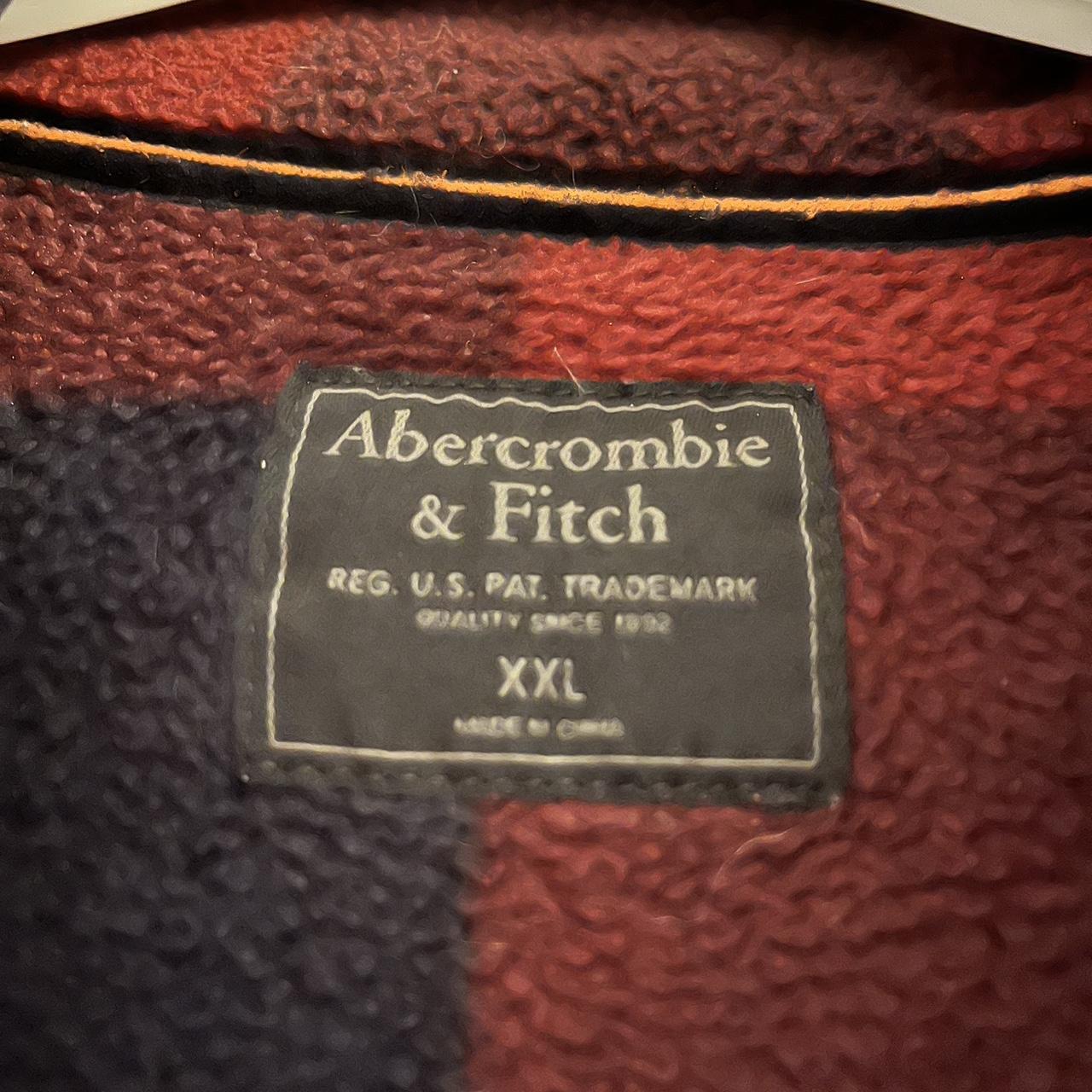 Abercrombie and Fitch XXL Buffalo Plaid fleece 1/4... Depop