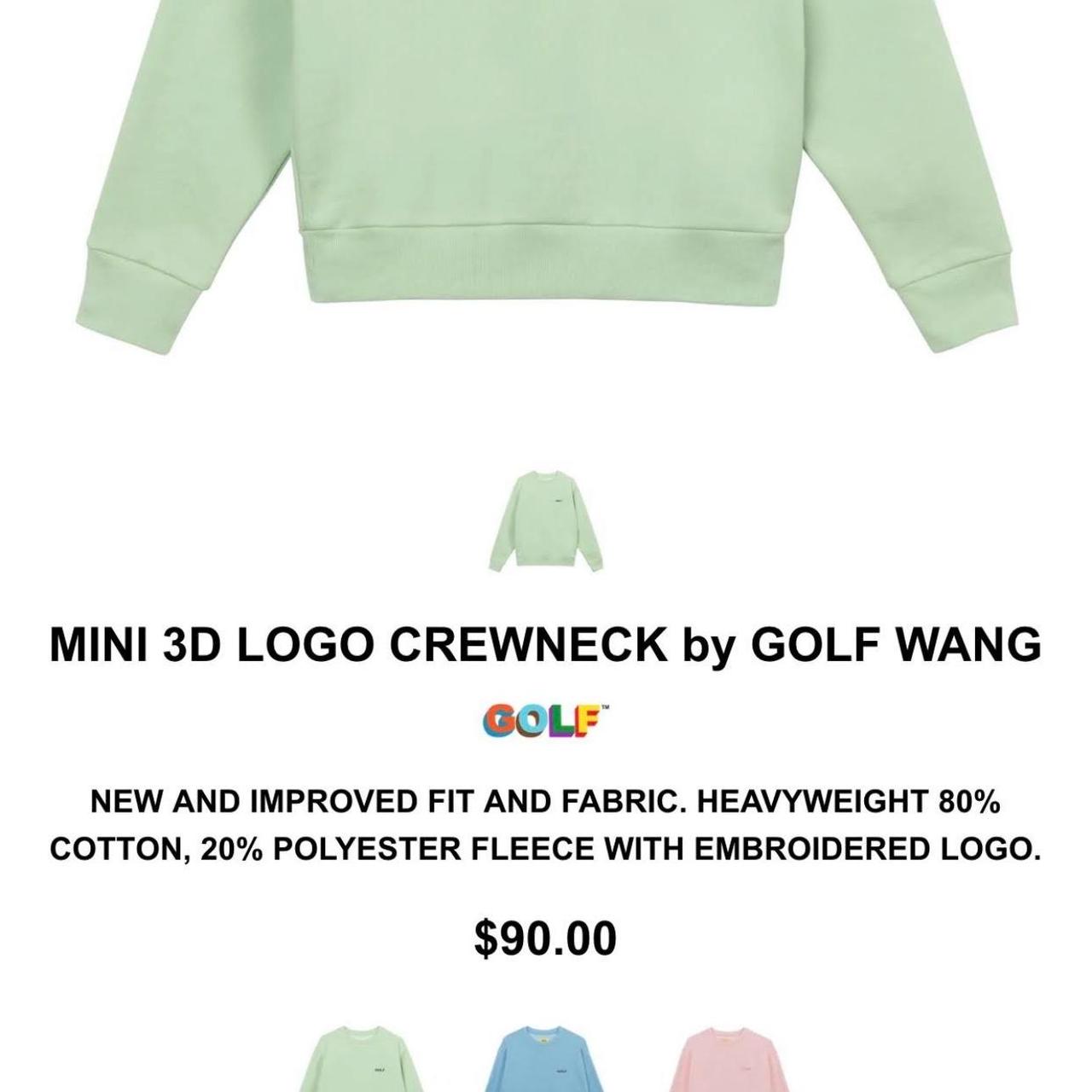 Golf Wang Tyler the Creator Light Green Mini 3D Logo | Depop