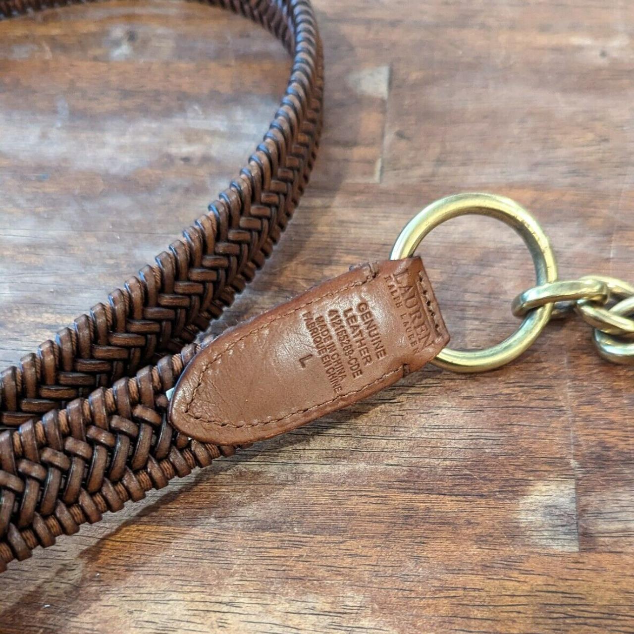 Vintage Polo Ralph Lauren braided anchor belt. Super - Depop