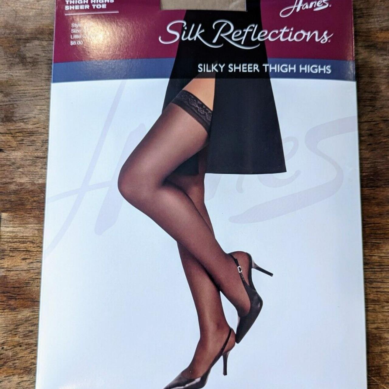 Hanes Silk Reflections Thigh Highs Thigh Highs Depop