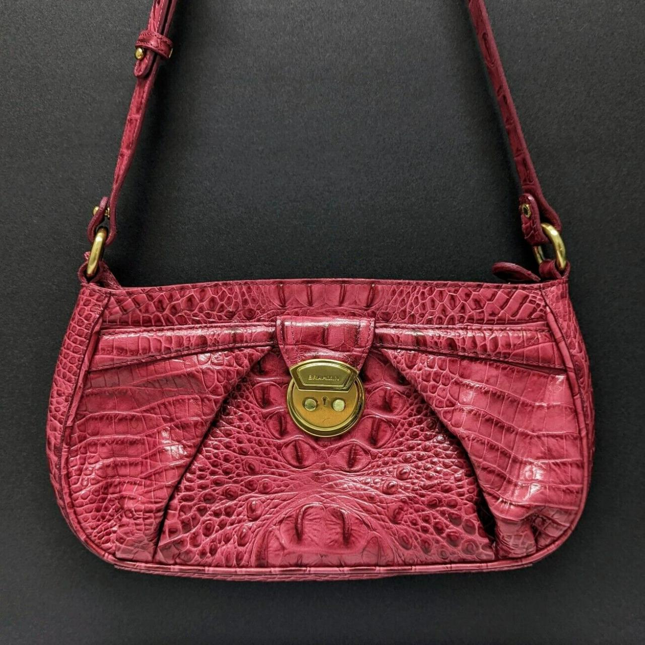 Brahmin | Bags | Authentic Large Hot Pink Brahmin Tote Bag | Poshmark