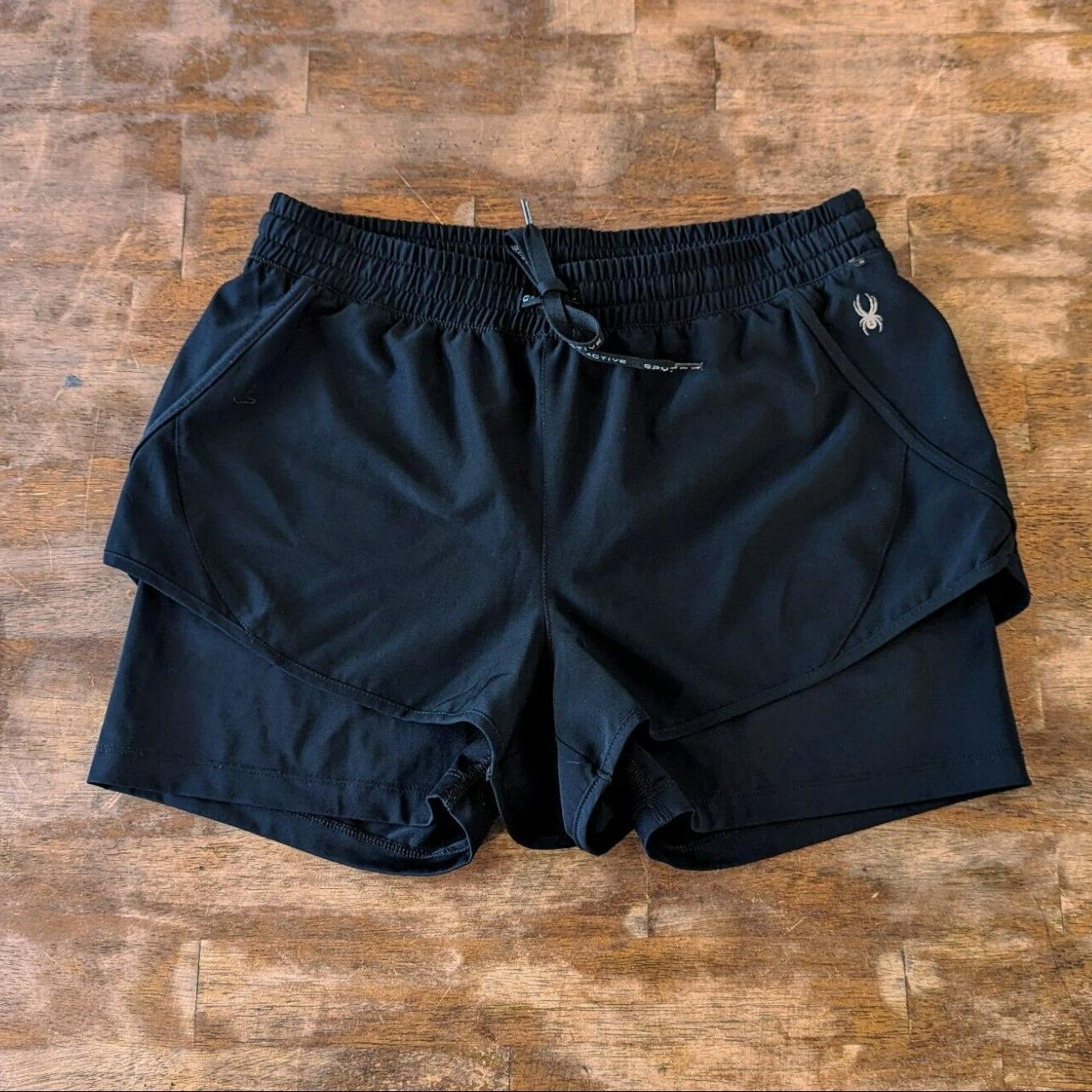 SPYDER ATHLETIC SHORTS! Black Spyder Athletic... Depop