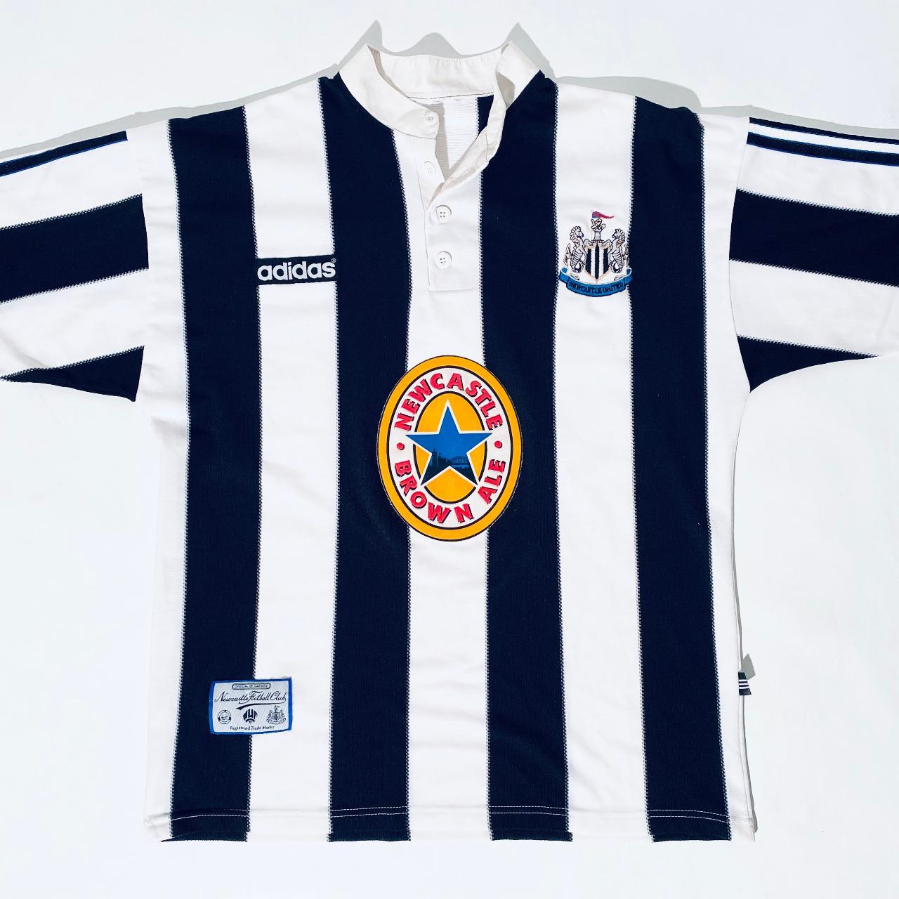 Original Newcastle United home football shirt from... - Depop