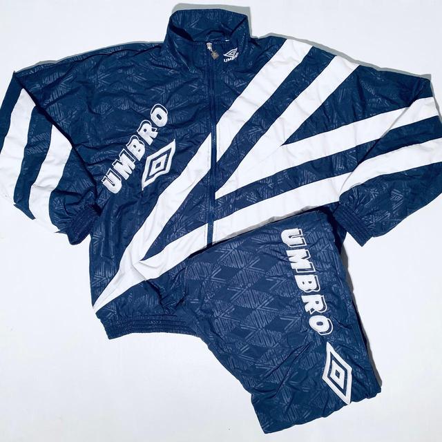 Original Umbro football shell training tracksuit... - Depop