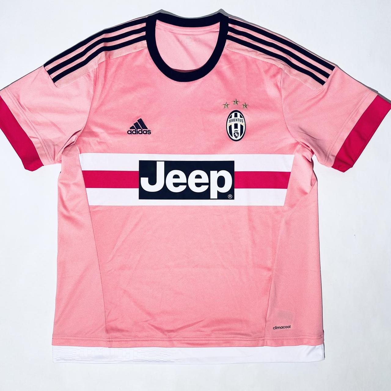 Juventus ピンクシャツ adidas climacool/jeep Adidas Juventus FC Jersey Away Pink Jeep 2015/2016 Size