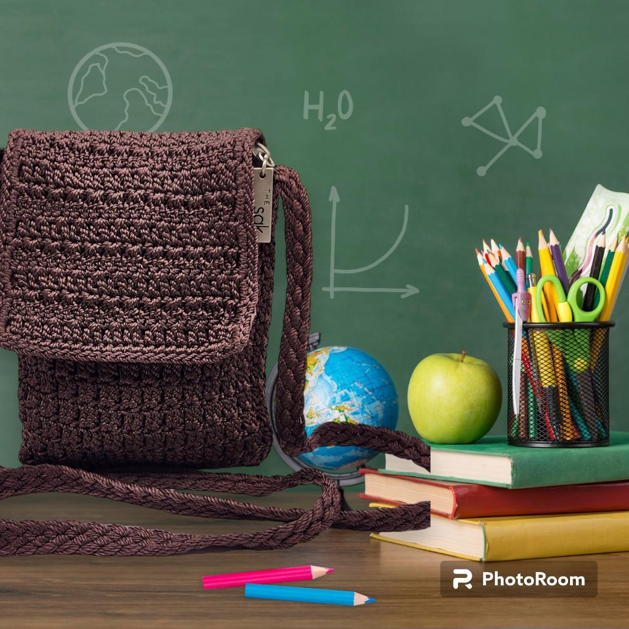 Colorblock Crossbody Bag Crochet Pattern | Darn Good Yarn