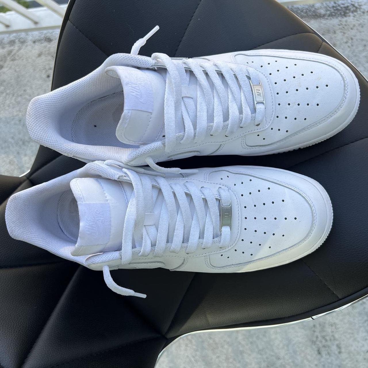 mens white air force ones size 9