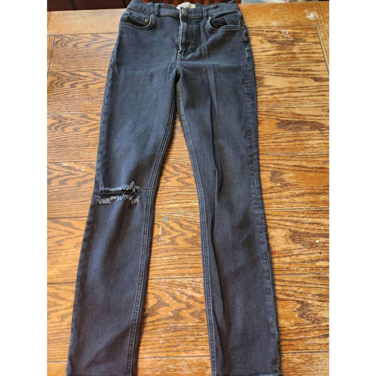 REFORMATION Jeans Faded Black Destroyed High buy Waist Rise Skinny Jean - size 27