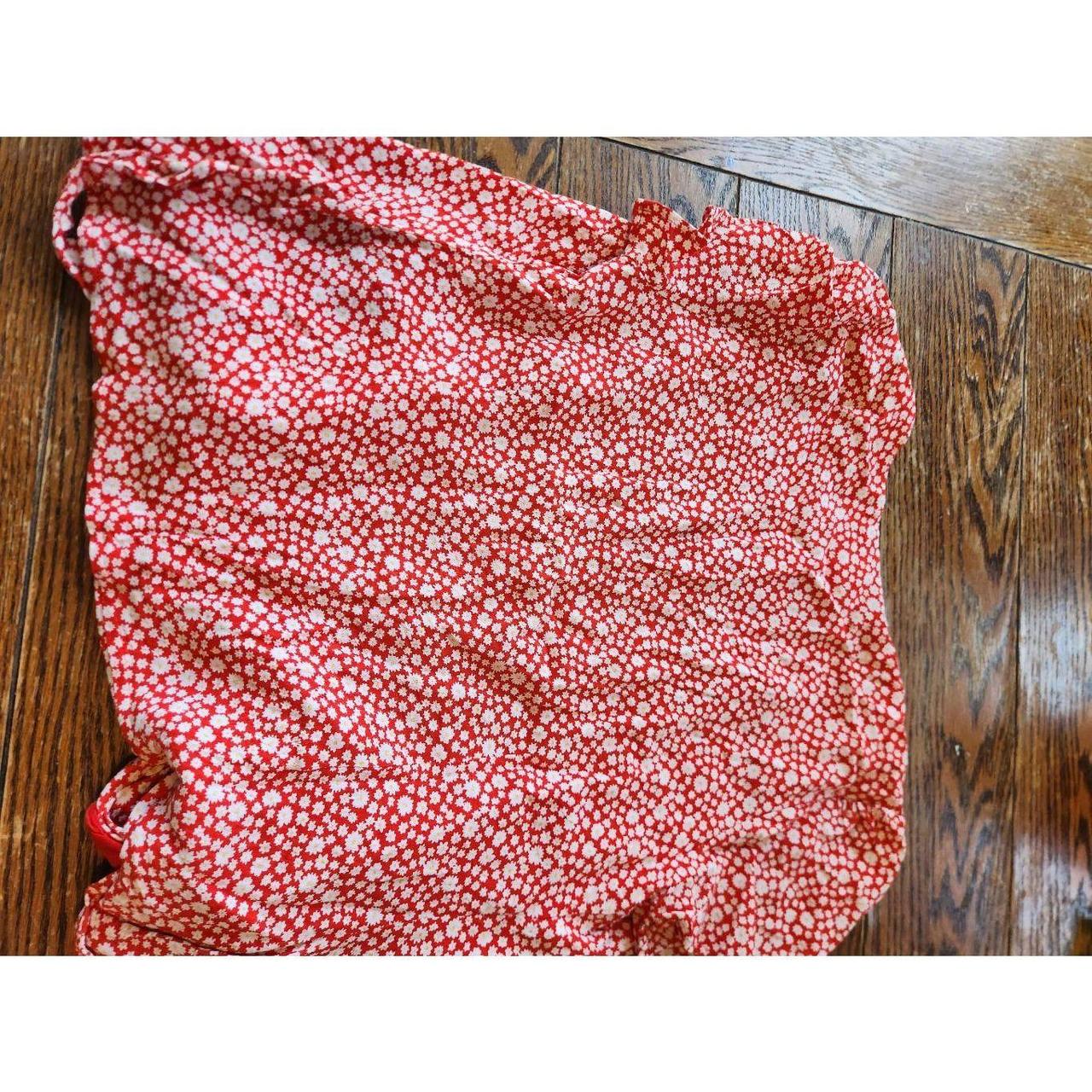 Sézane Olympia Blouse Red shops Sequins