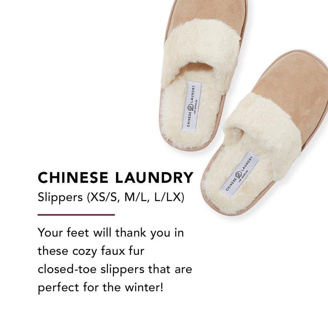 Chinese laundry fuzzy online slippers