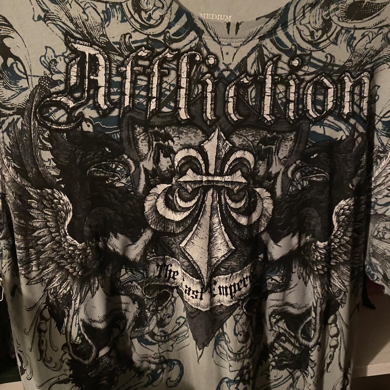 affliction fedor emelianenko tee - Depop