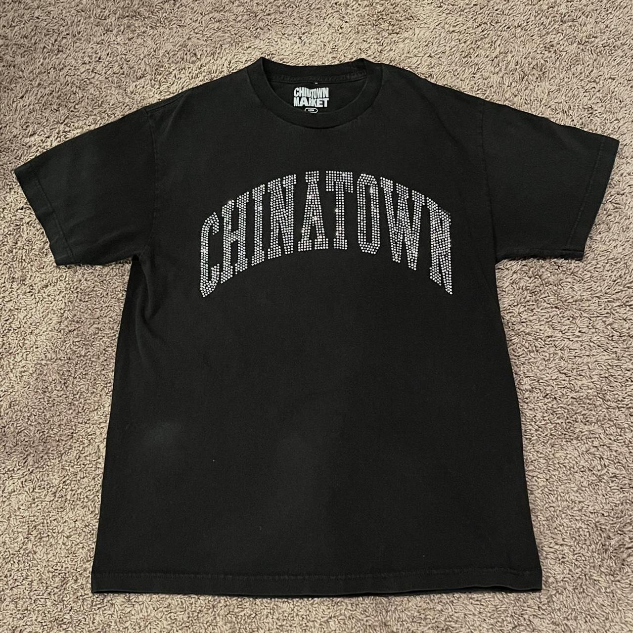 Chinatown Market Men's Black T-shirt | Depop