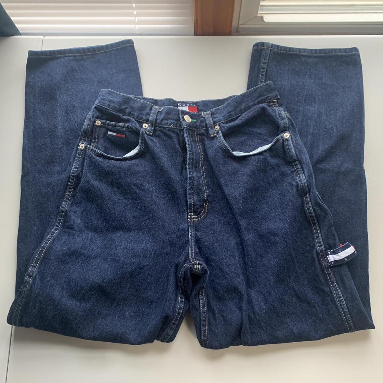 Tommy Hilfiger Men's Navy Jeans | Depop