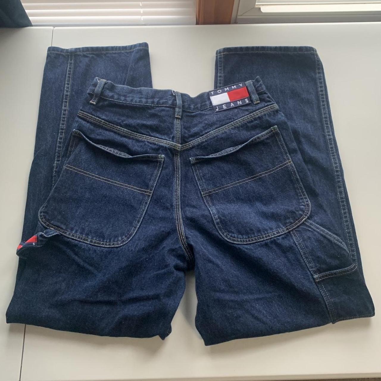 Tommy Hilfiger Men's Navy Jeans | Depop