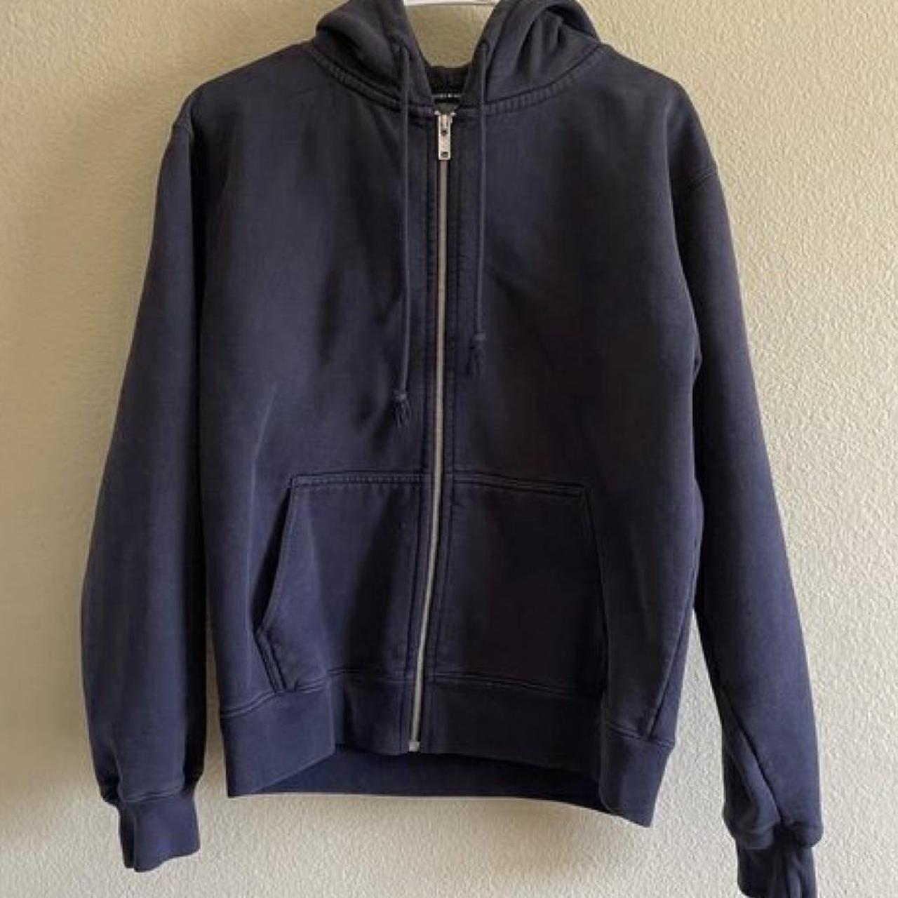 Blue Brandy Melville zip up So cute and comfy Brand... Depop