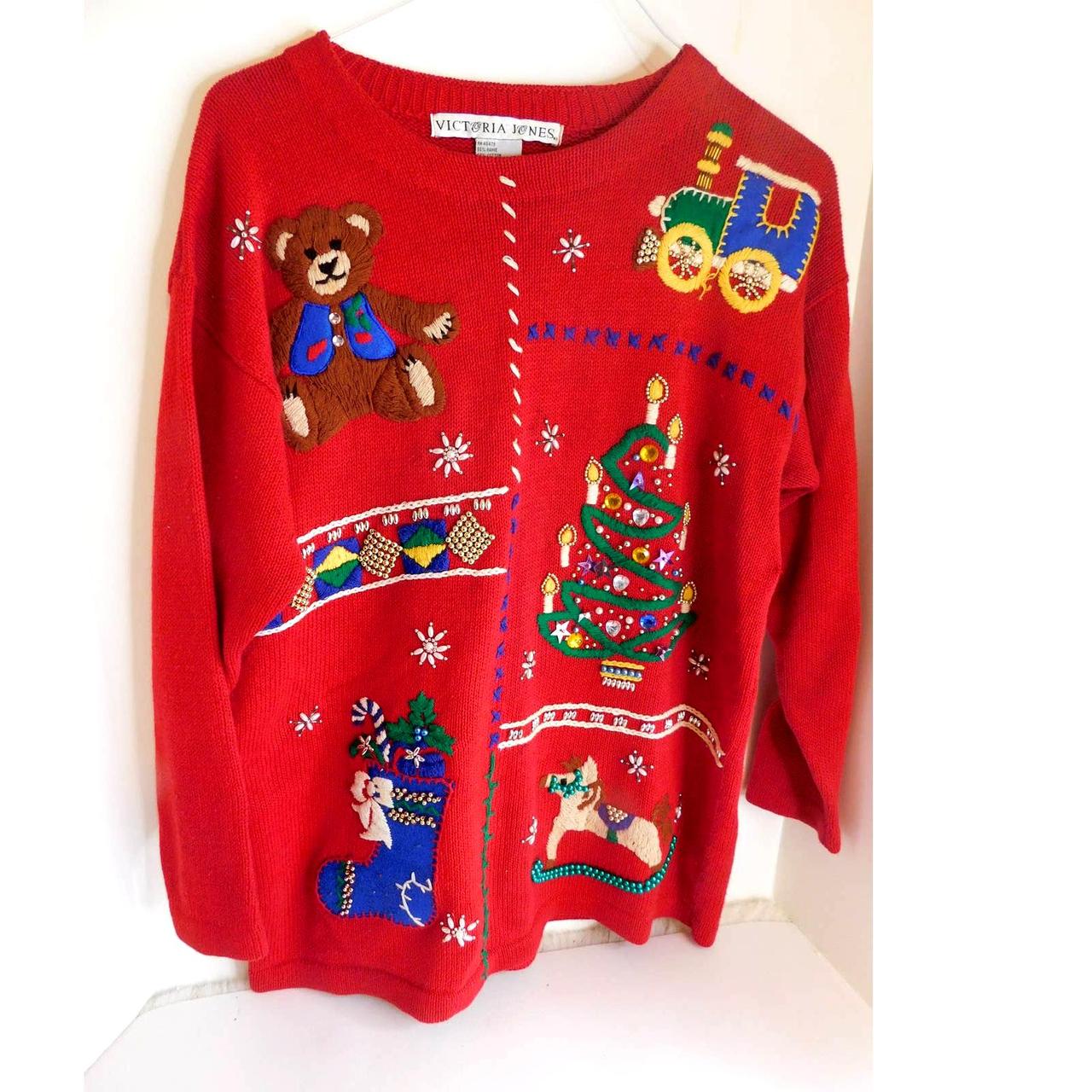 Victoria jones 2025 christmas sweater