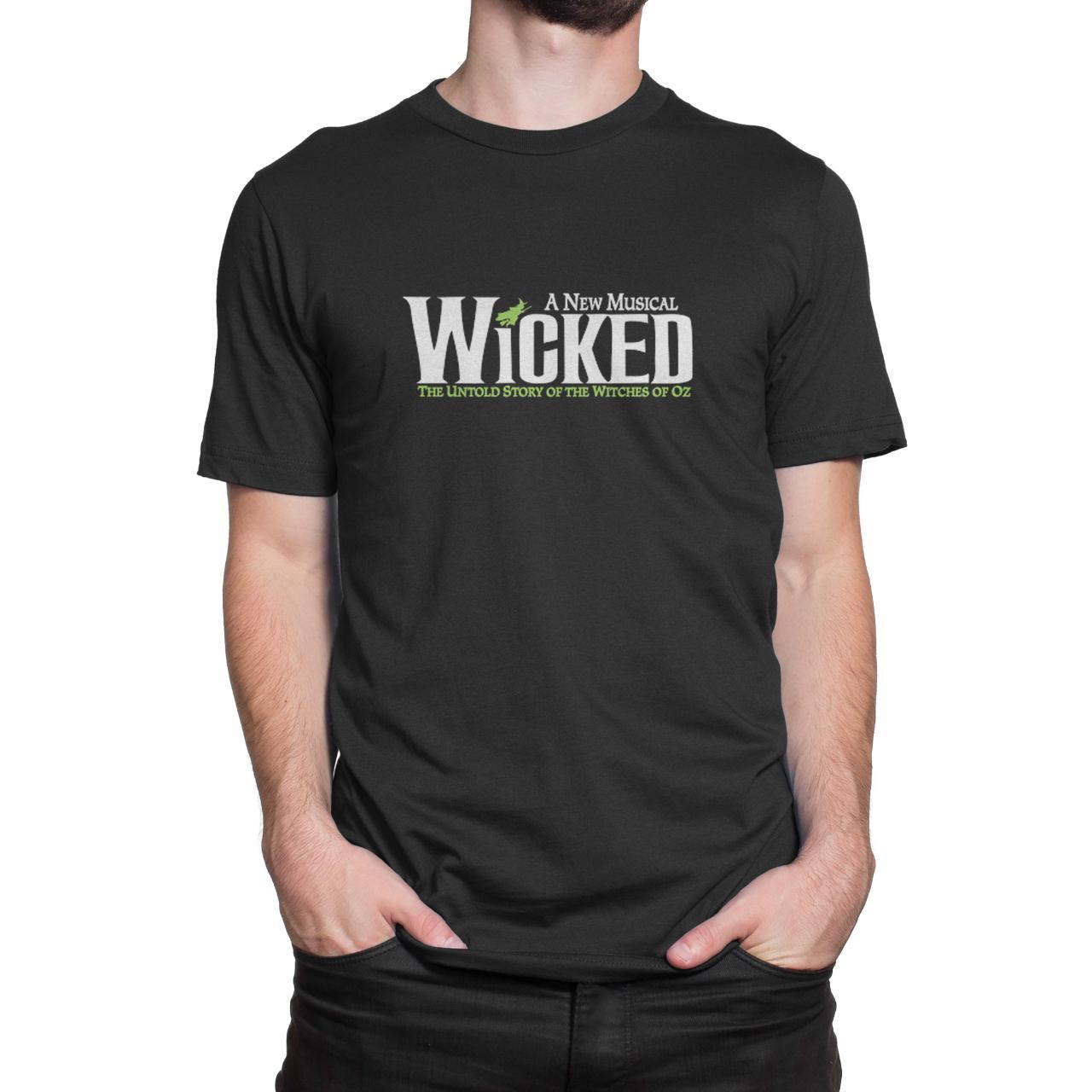 New Wicked Broadway Musical Show Witches Of Oz Black Tshirt Men