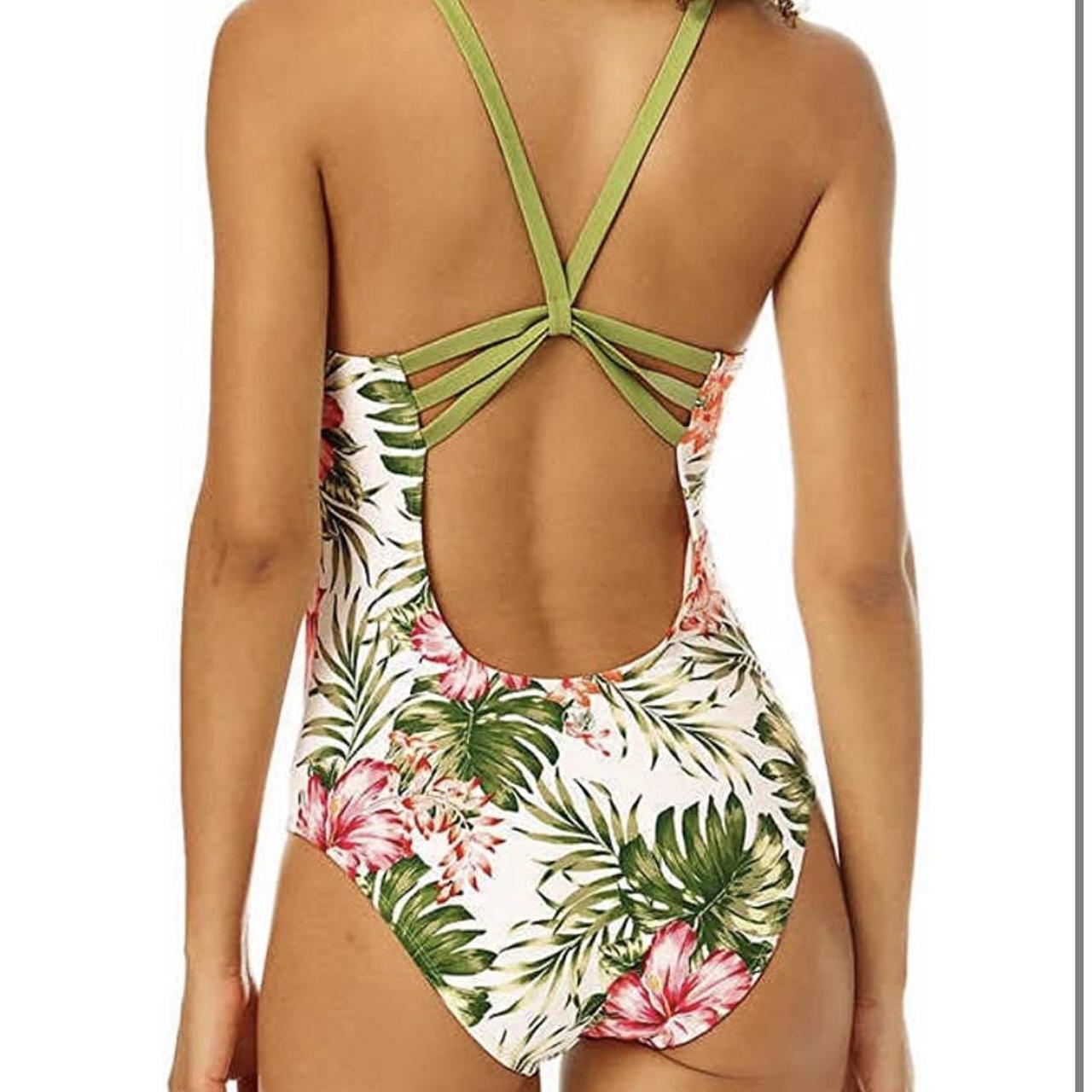 Hurley One Piece Swimsuit Bayshore Pink M New... Depop