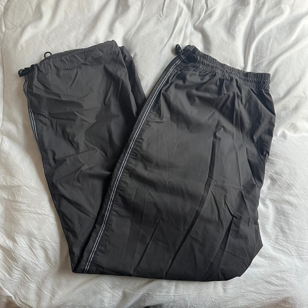 Women's Grey and Black Bottoms | Depop