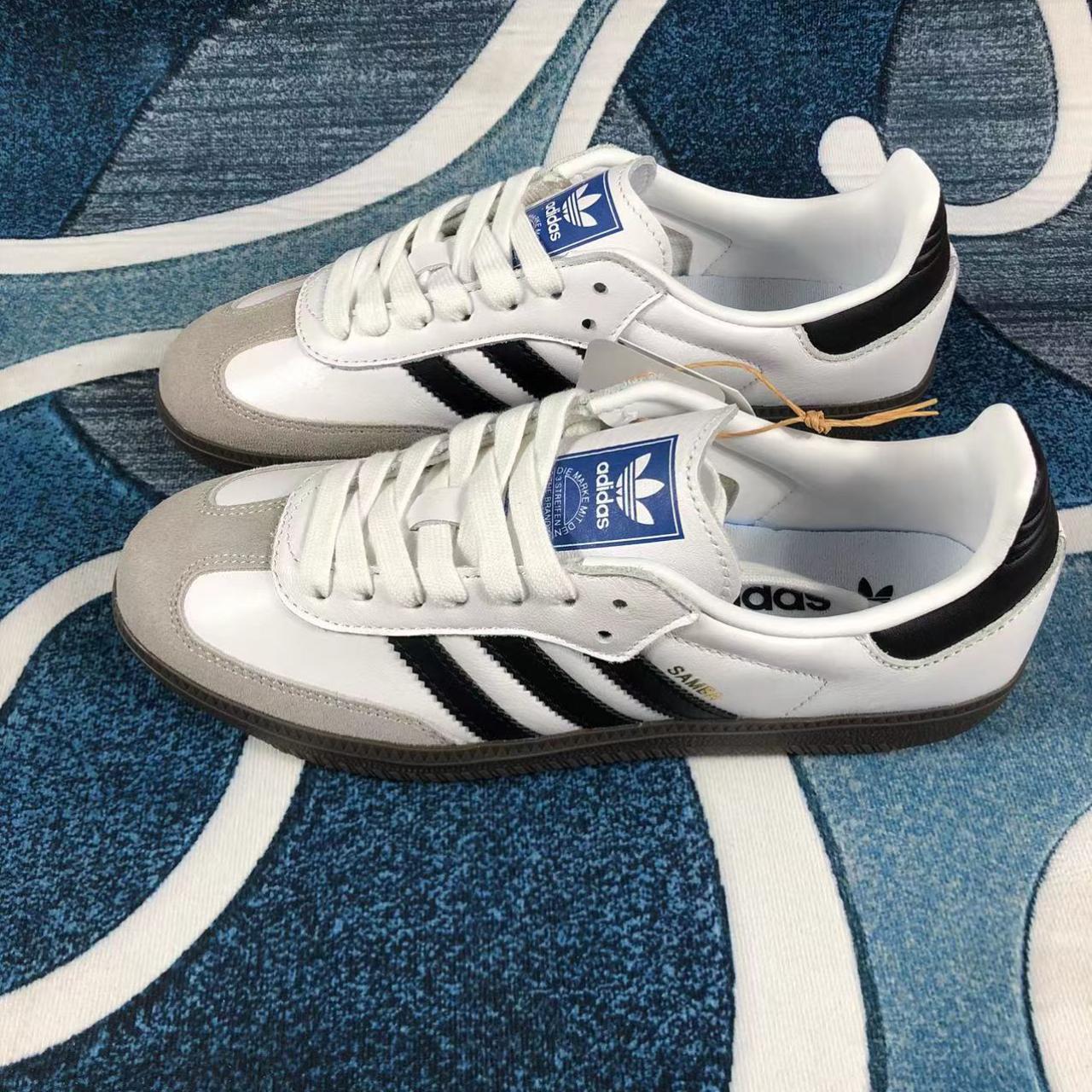 Adidas Samba OG Cloud White Core Black Both Men's... - Depop