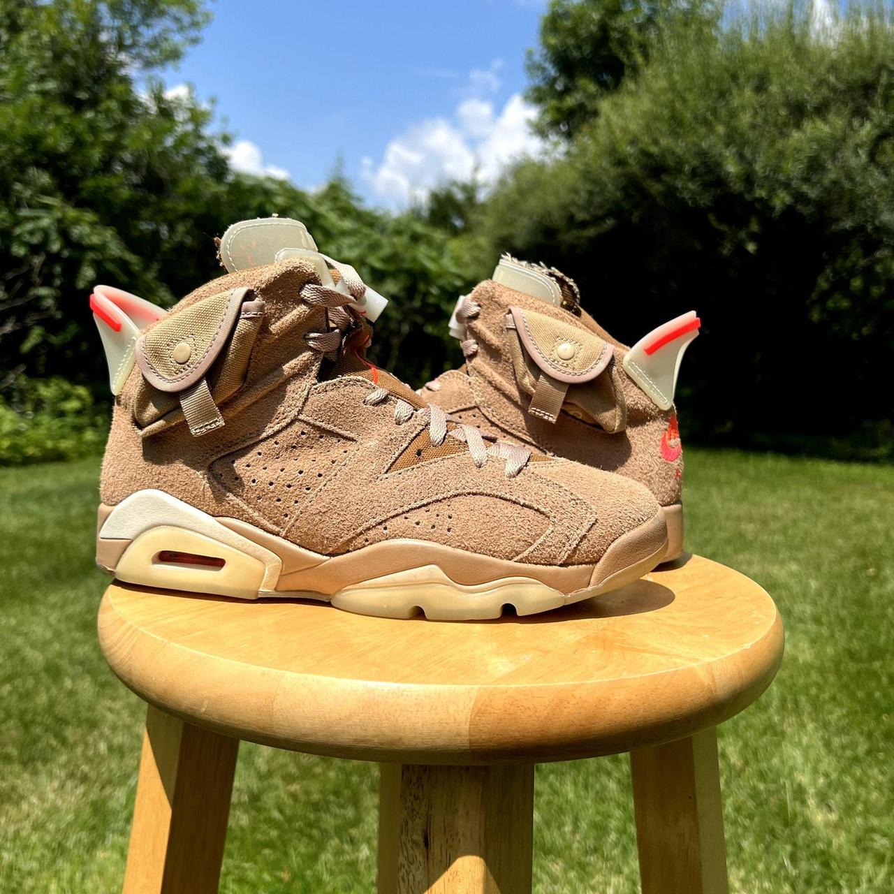 Travis Scott x Nike Air Jordan 6 Retro British... - Depop