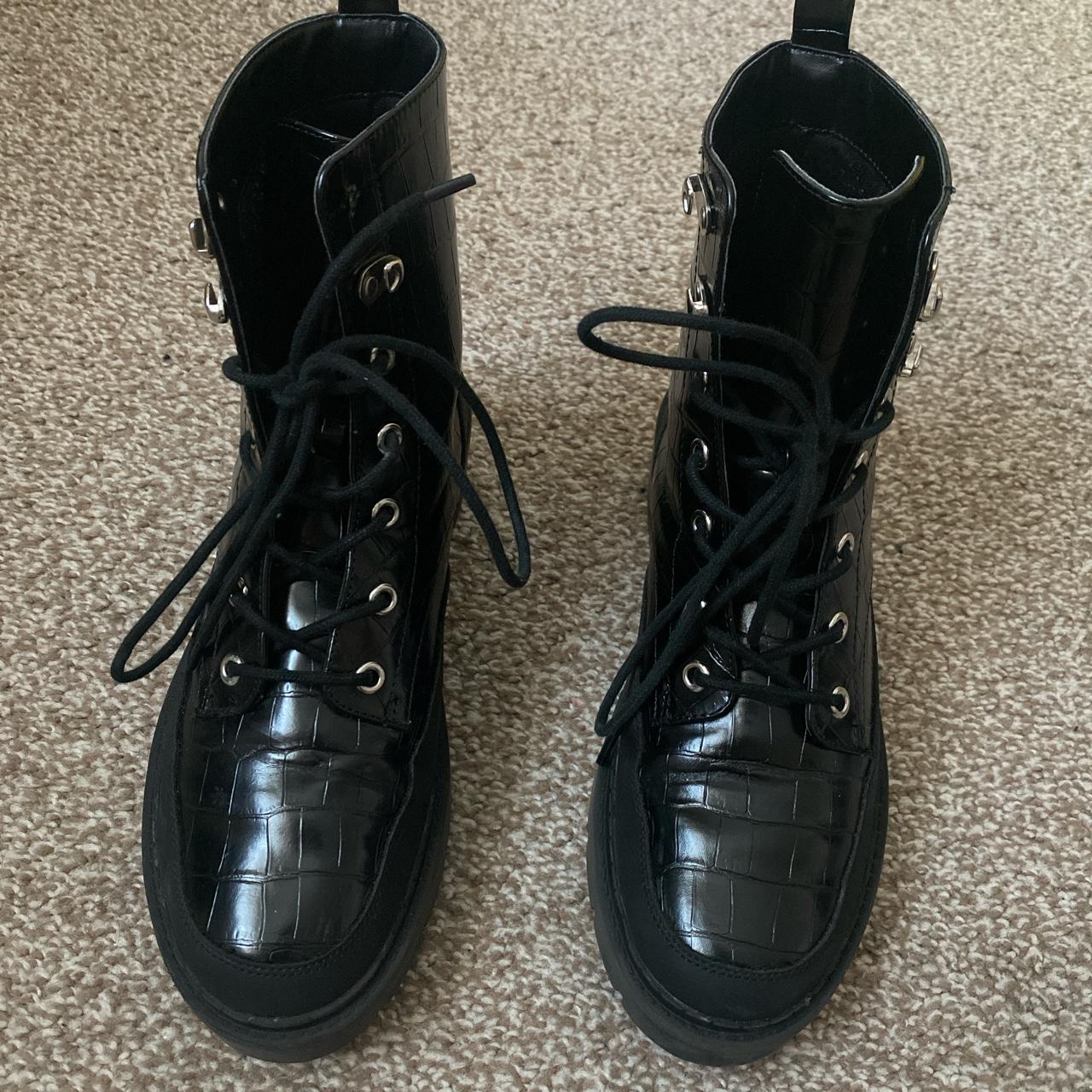 i bought these boots some time ago but i just never... - Depop