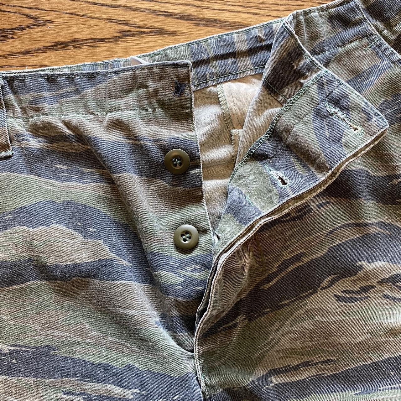 Vintage propper military tiger camo cargo pants... - Depop