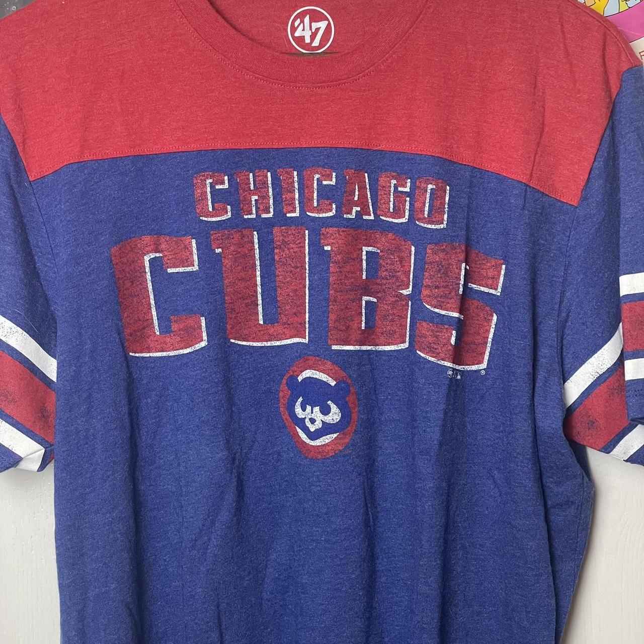 47 Brand Chicago Cubs Raglan Shirt MLB Mens Large - Depop