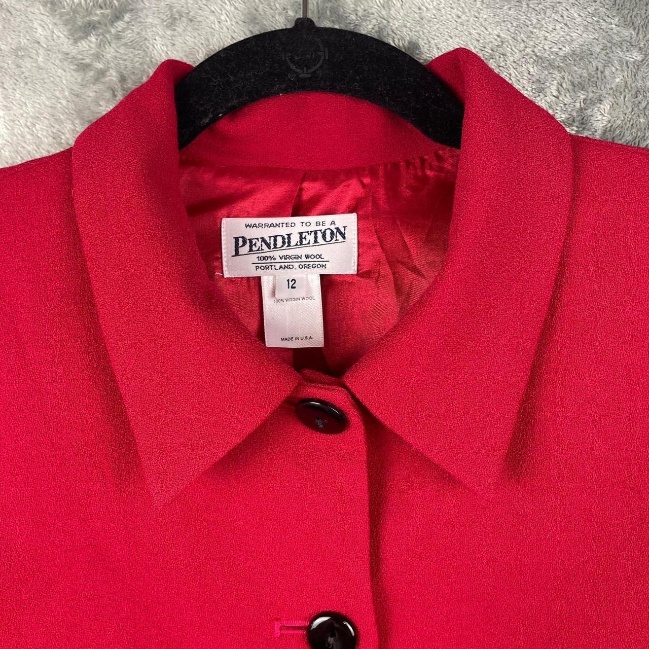 Pendleton Women's Vest - Red - 12 – Pendleton Jac… - image 3