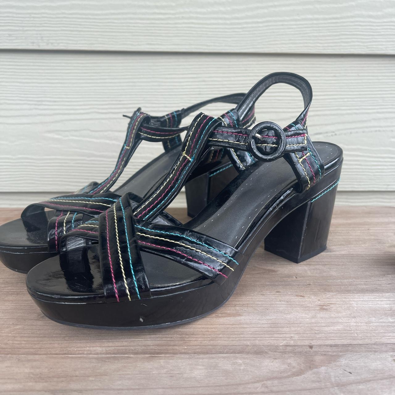 Multicolor 2024 strappy sandals