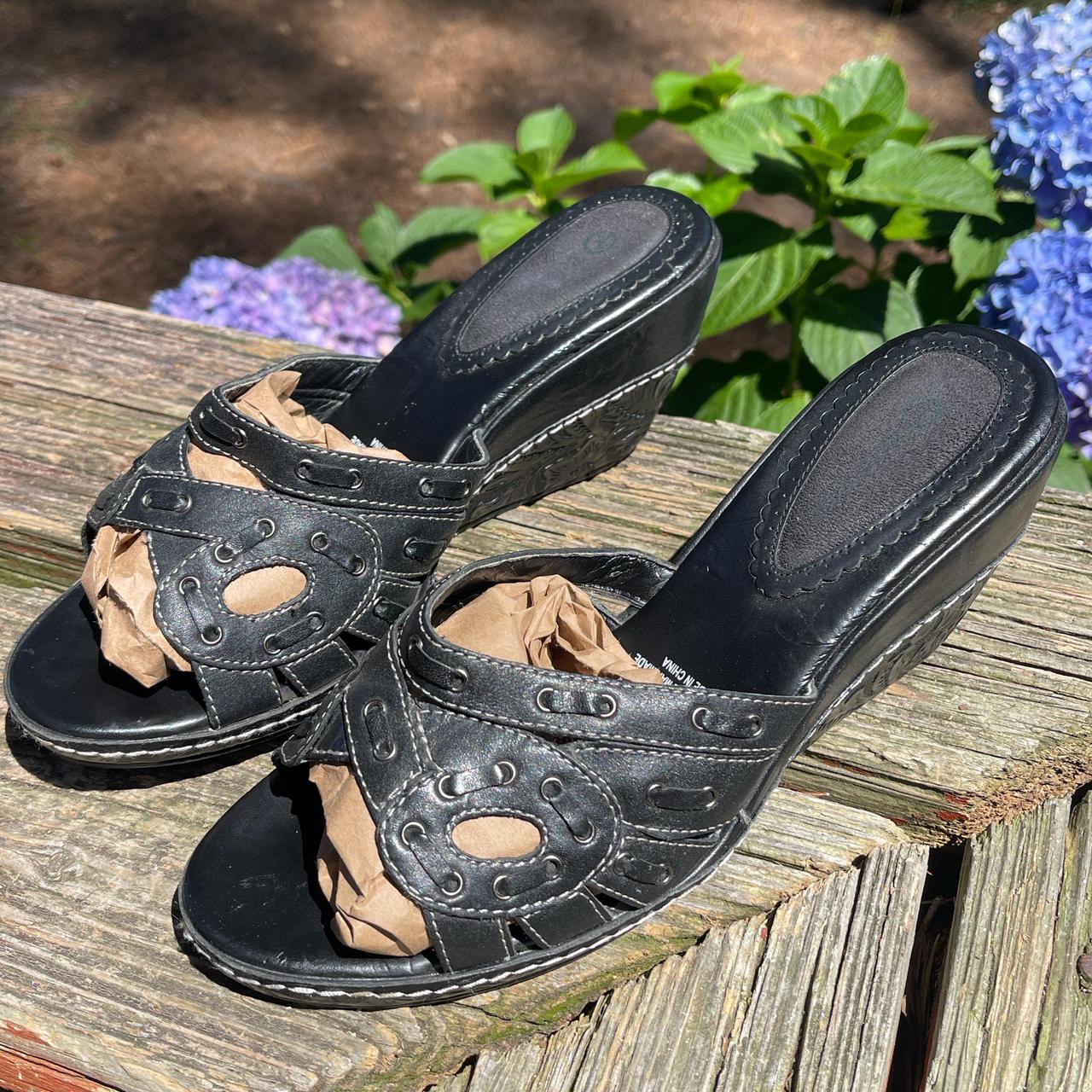 90s black sandals online