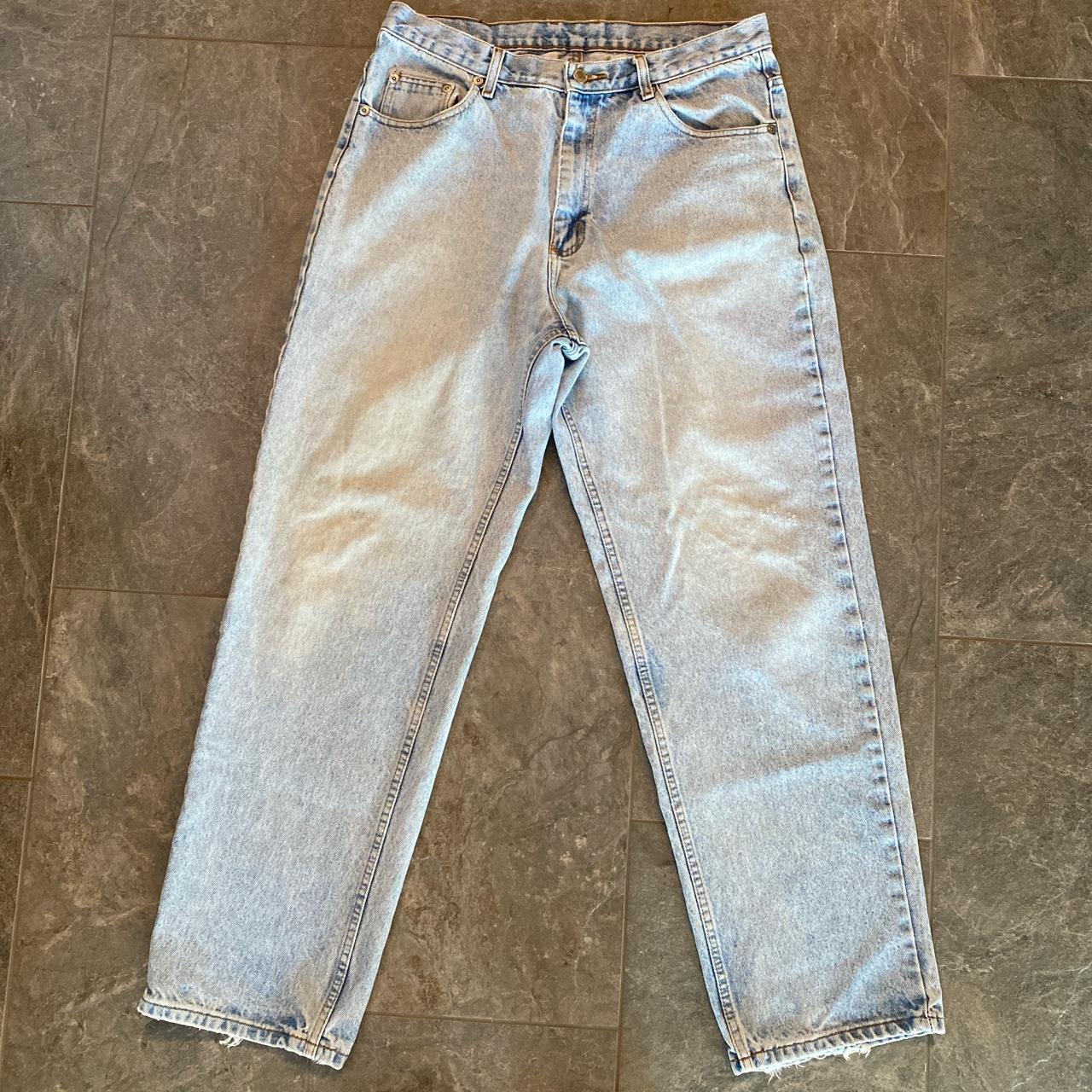 American Vintage Men's Blue Jeans | Depop