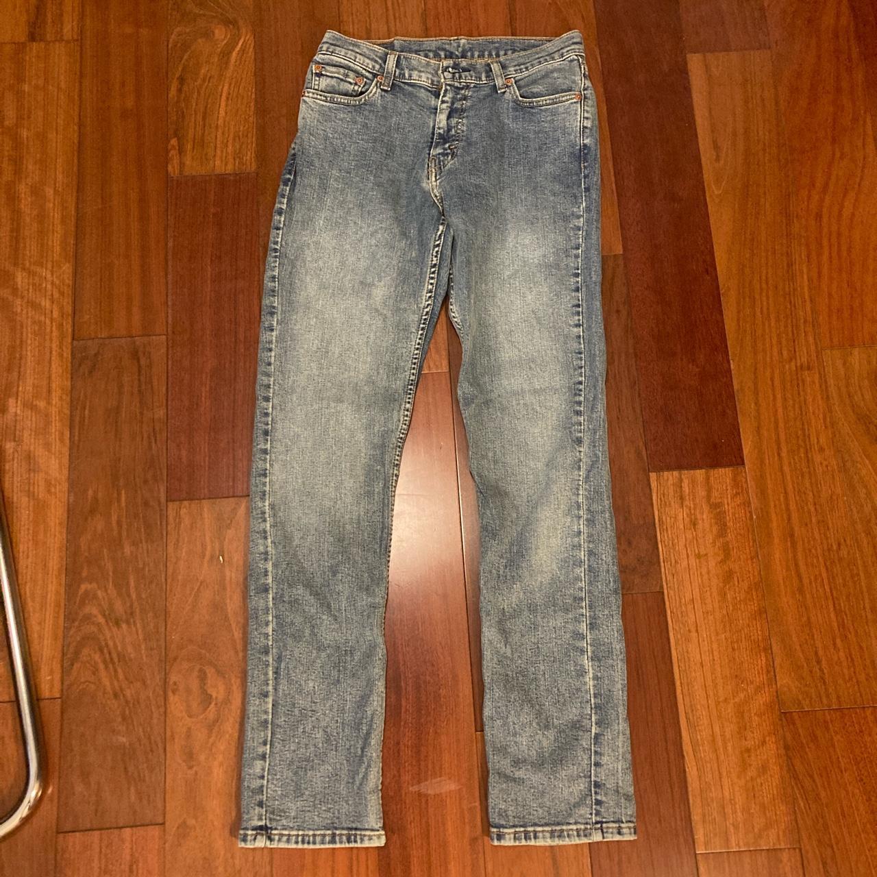 Light Blue Levi’s 511 Slim Fit Jeans - Depop