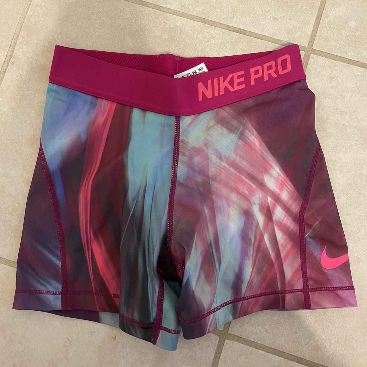 lavender nike pro shorts