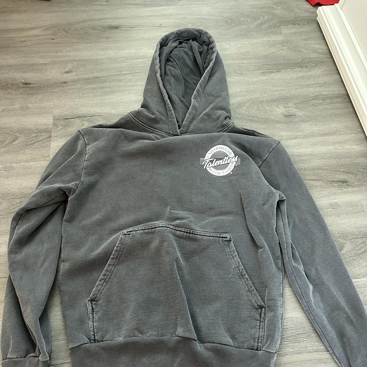 talentless hoodie, worn twice, fits like a medium - Depop