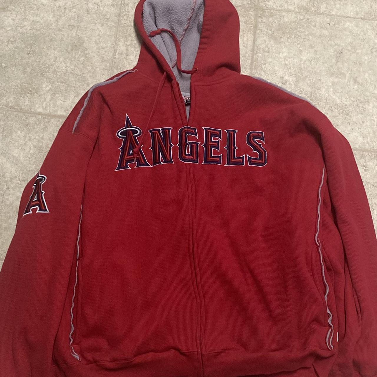 Angels Baseball Zip Up Jacket sized xxl HAS NO... Depop
