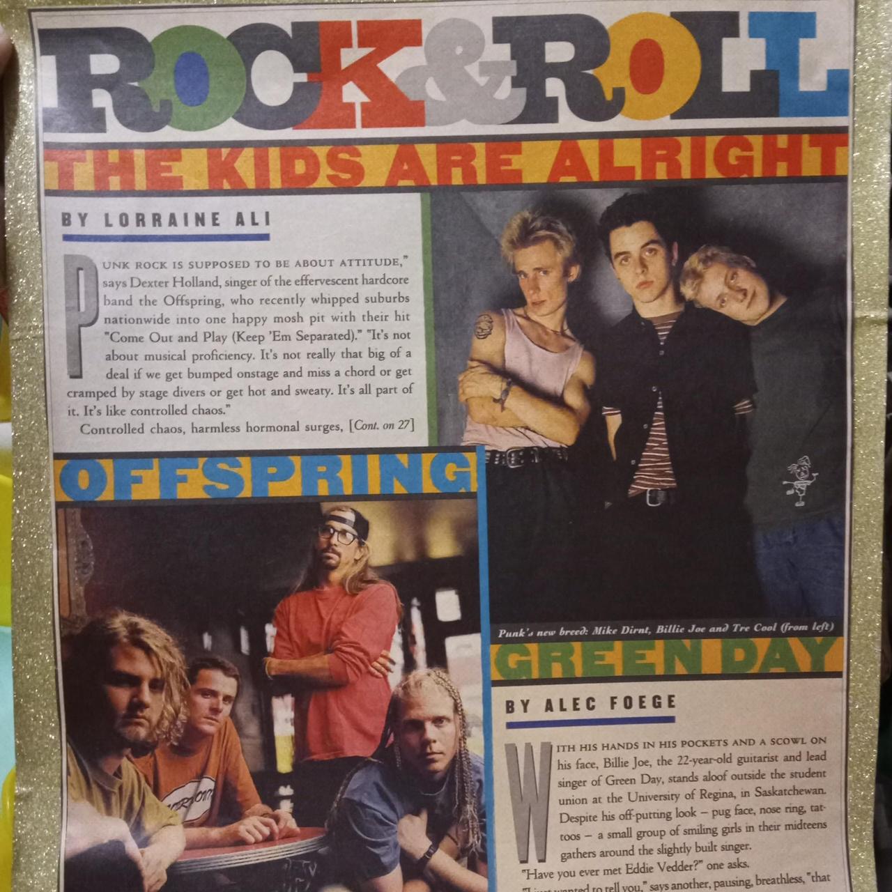 1994 Green Day & The Offspring - Rolling Stone