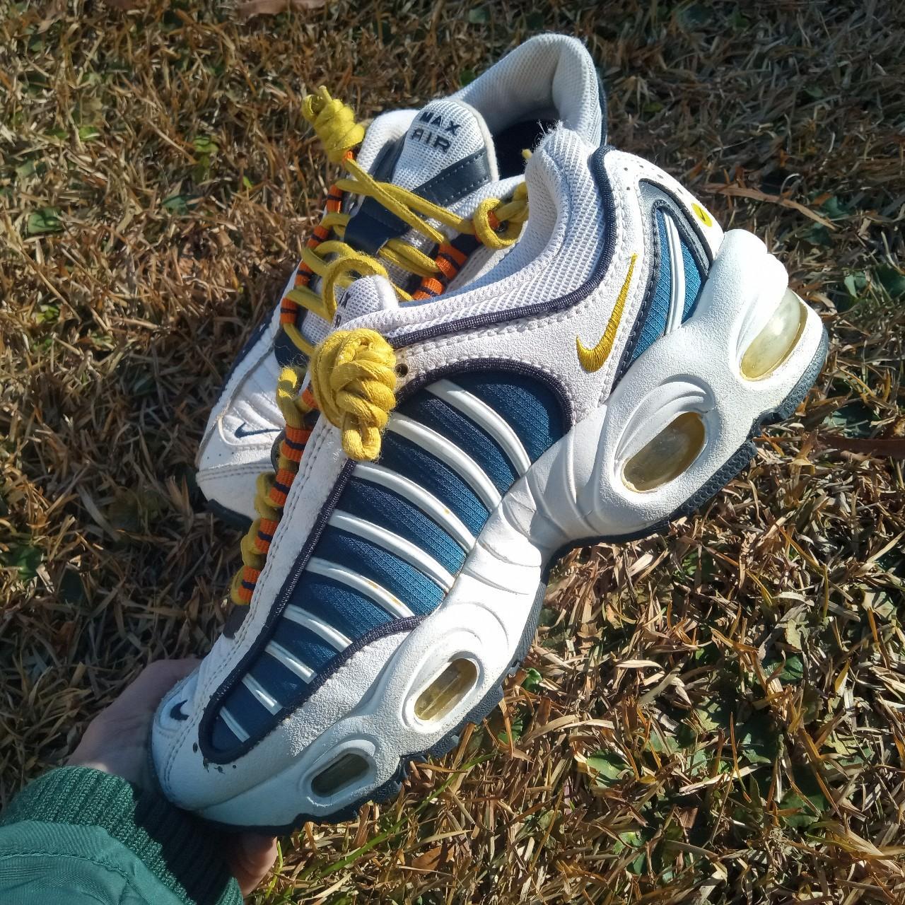 Nike Shoe Nike Tailwind Blue Yellow Casual Shoe Nike Tailwind 79