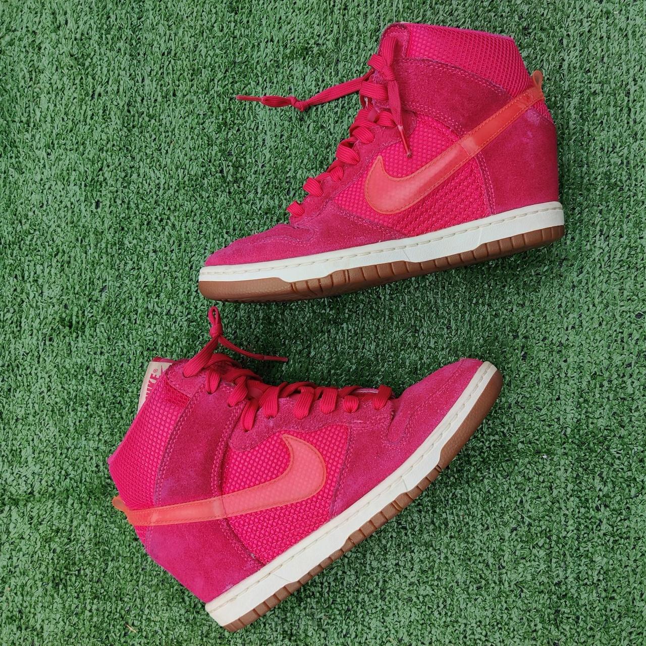 Nike Women's Sneakers Orange/Pink US – Nike Dunk wedge