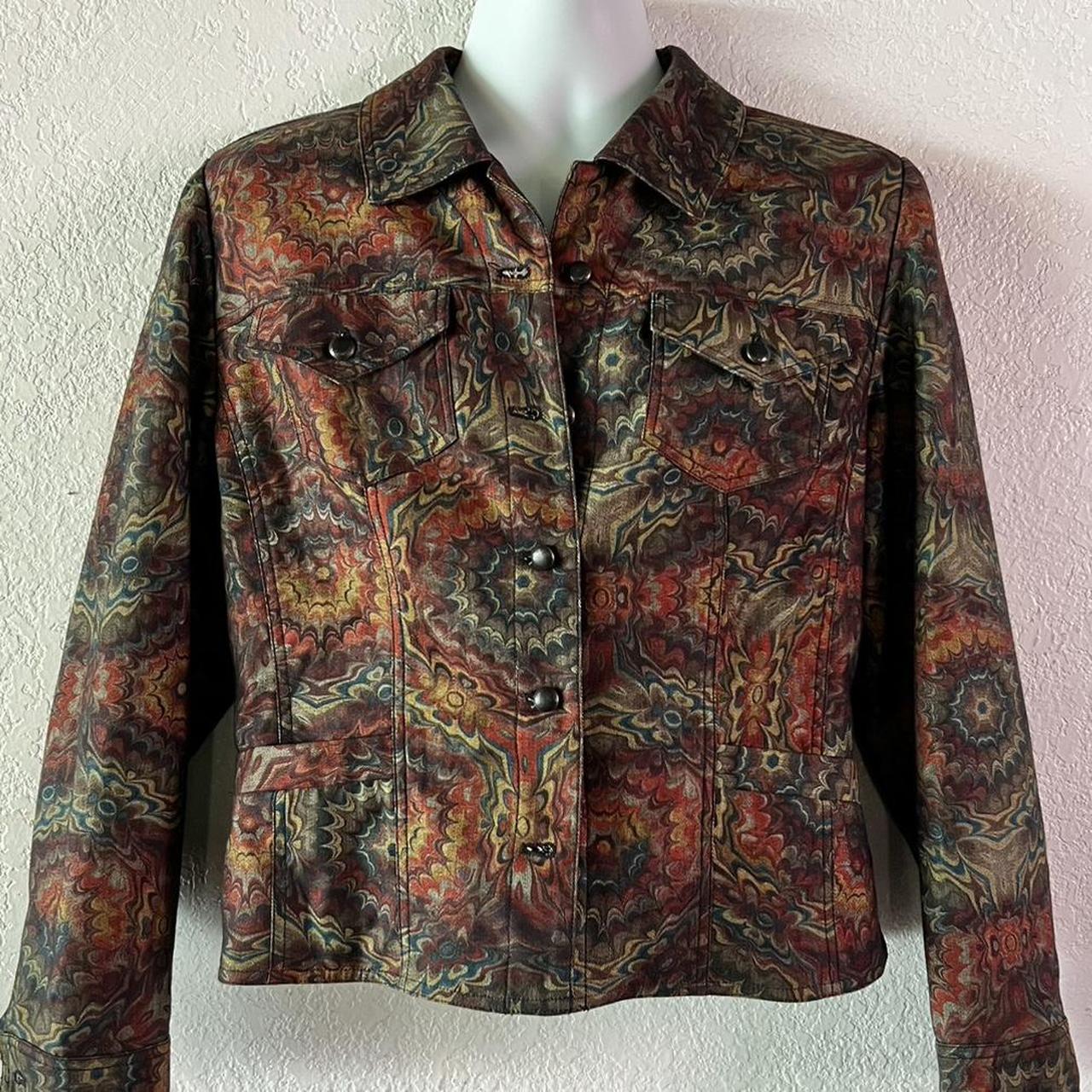 Coldwater Creek Women's Jacket - Multi/Brown - L … - image 1