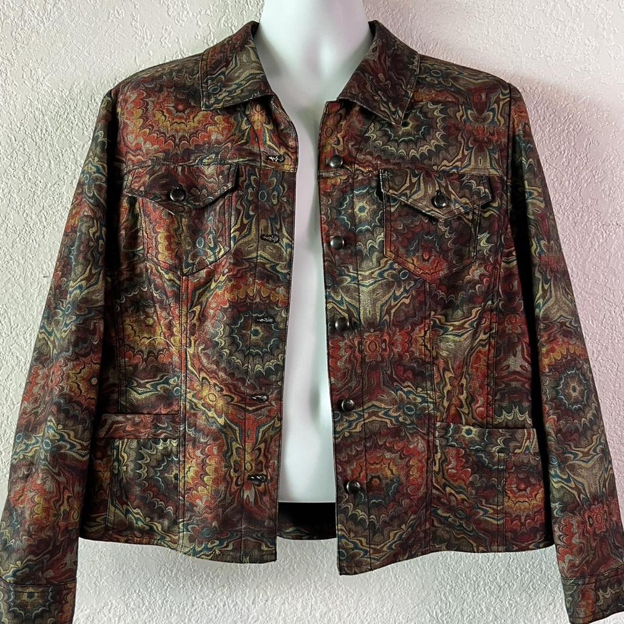 Coldwater Creek Women's Jacket - Multi/Brown - L … - image 2