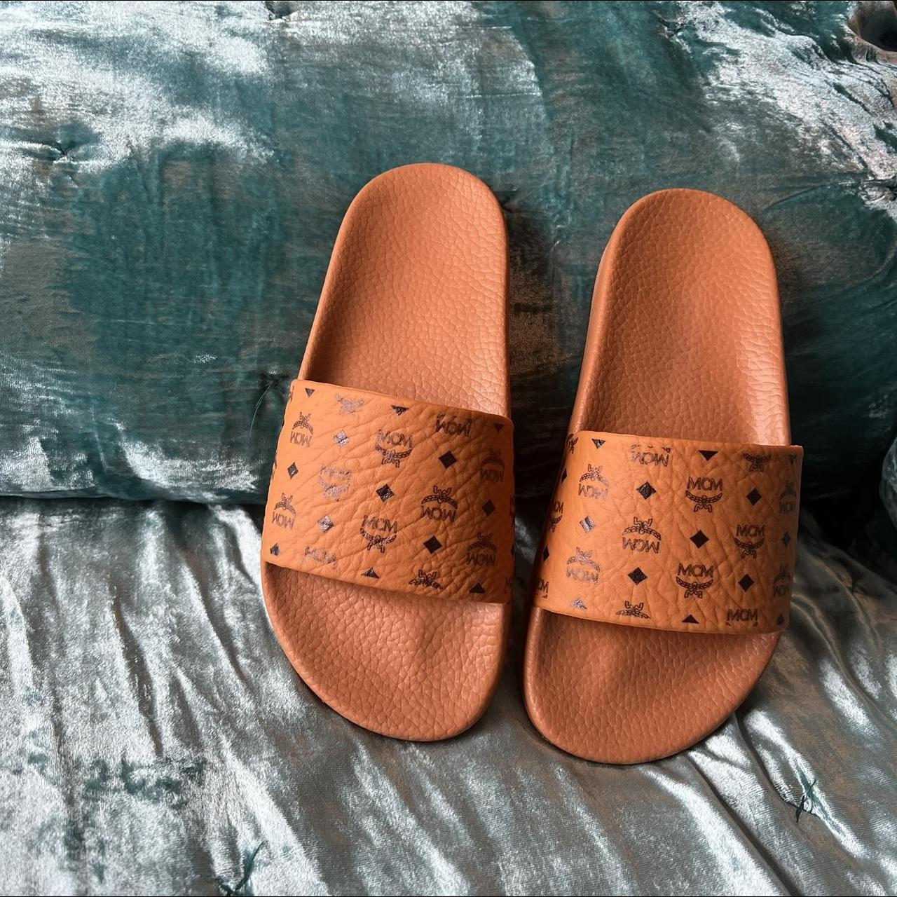 Womens mcm discount slides