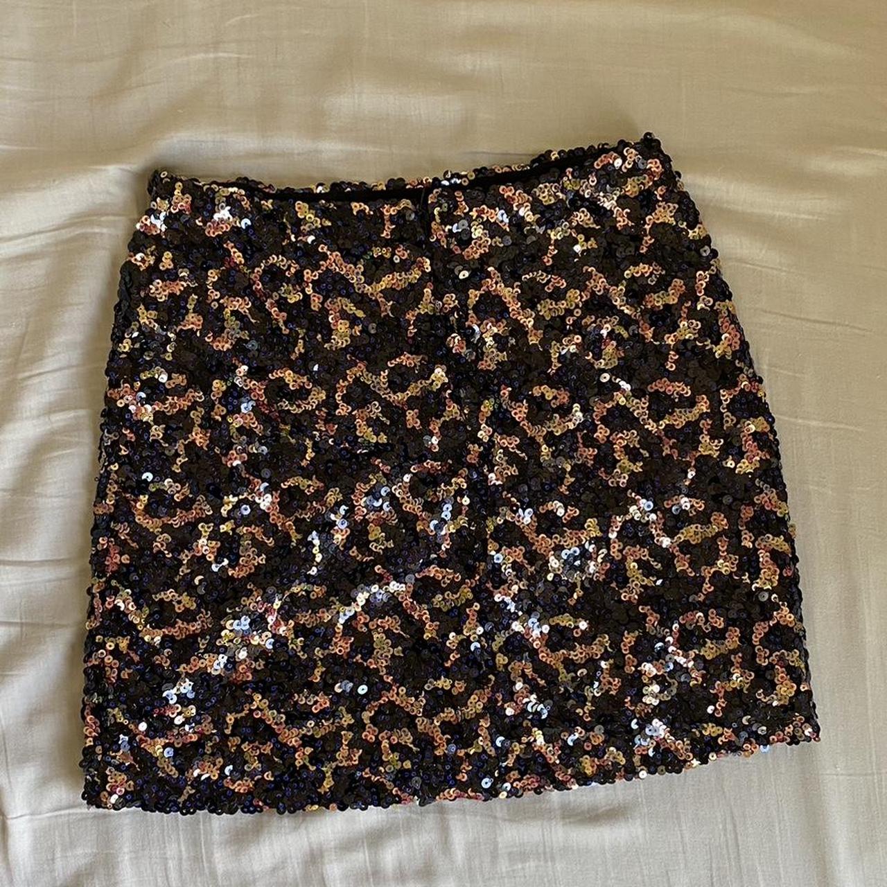 Darren sequin shop mini skirt