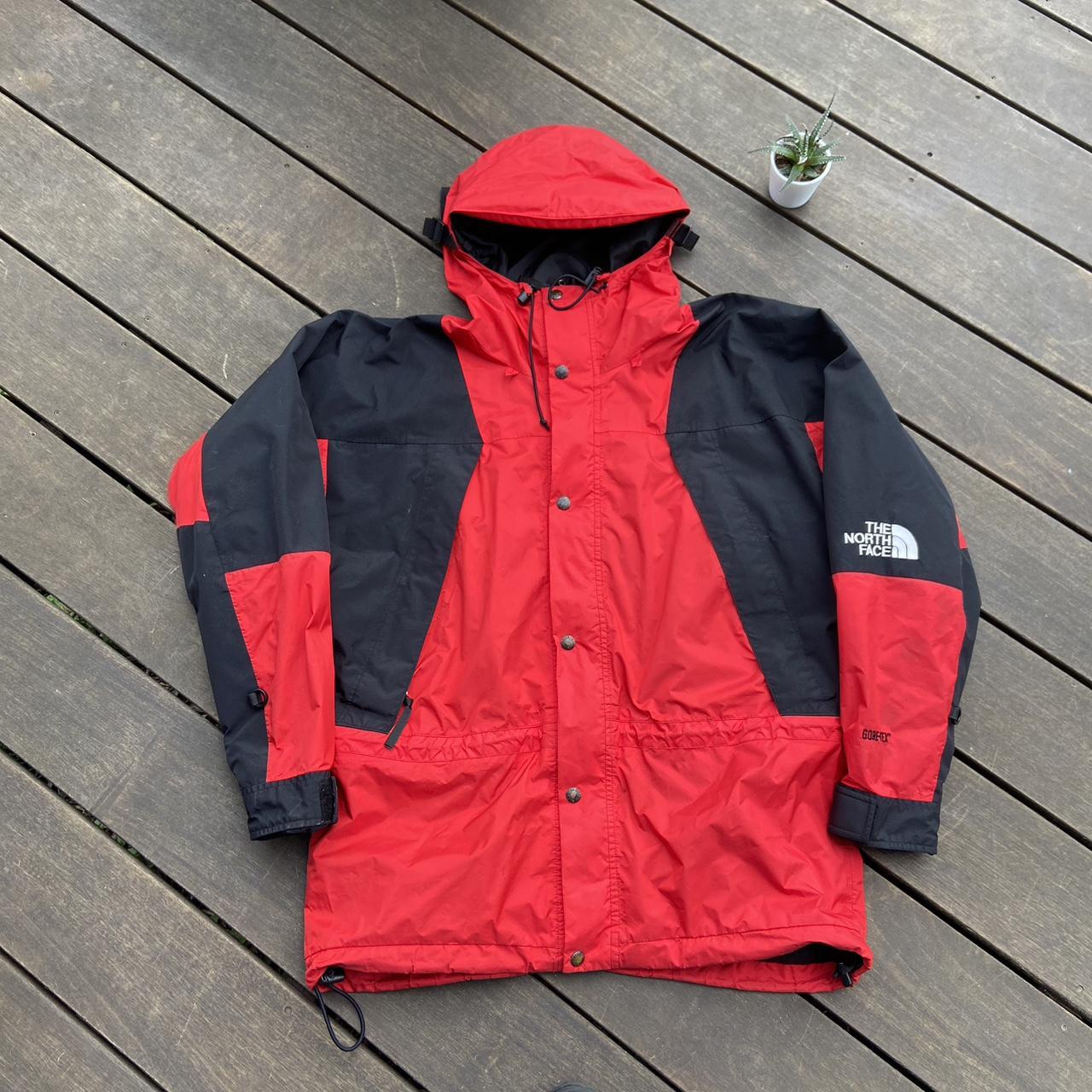 The North Face Men's Red and Black Jacket | Depop